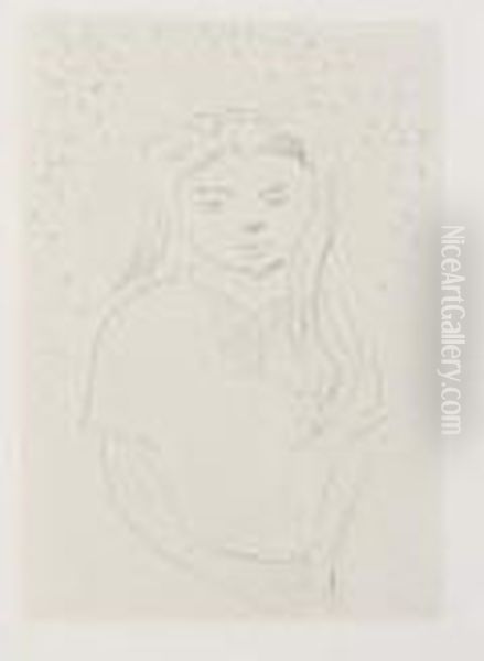 Grande Irene Vignier (duthuit 19) Oil Painting by Henri Matisse