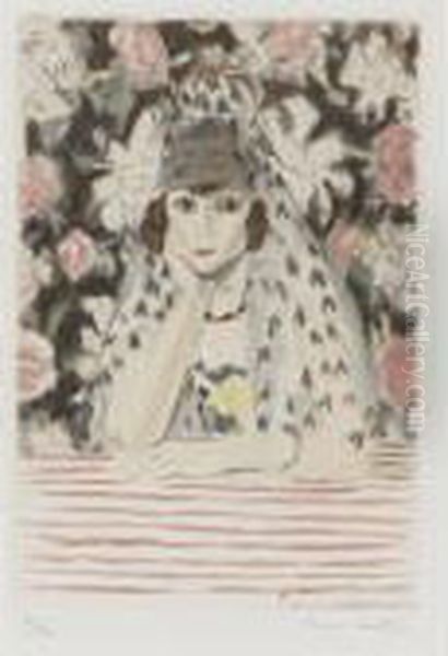 Espagnole A La Mantille (g./p. 645) Oil Painting by Henri Matisse