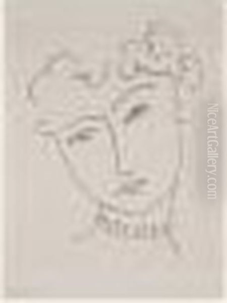 La Pompadour Oil Painting by Henri Matisse