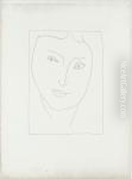 Visage De Femme Oil Painting by Henri Matisse