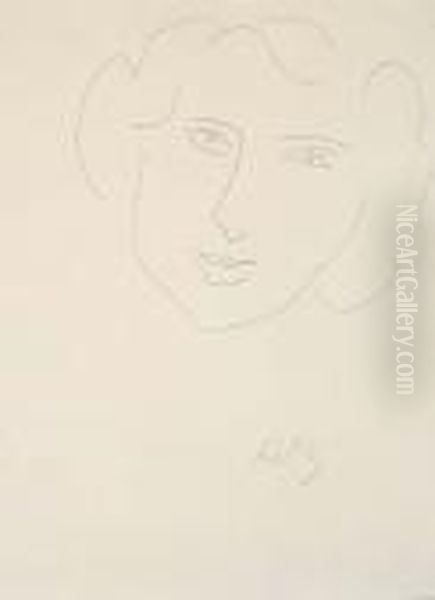 Visage Oil Painting by Henri Matisse