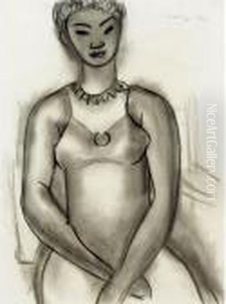 Femme Assise Oil Painting by Henri Matisse