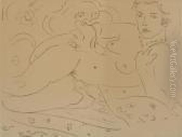Nu, Main Gauche Pres De L'epaule Oil Painting by Henri Matisse