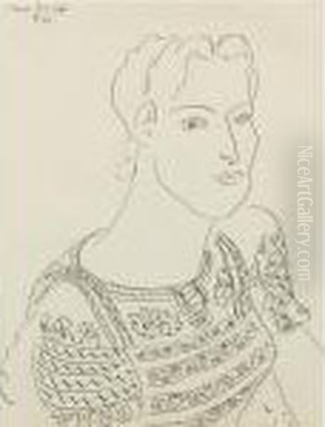 Portrait De Femme Oil Painting by Henri Matisse