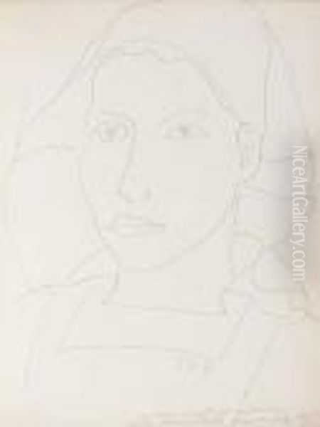 Portrait De Jeune Fille Oil Painting by Henri Matisse