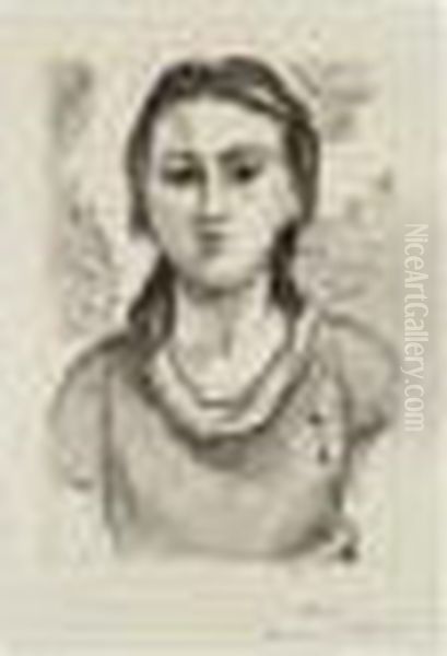 Jeune Fille Oil Painting by Henri Matisse