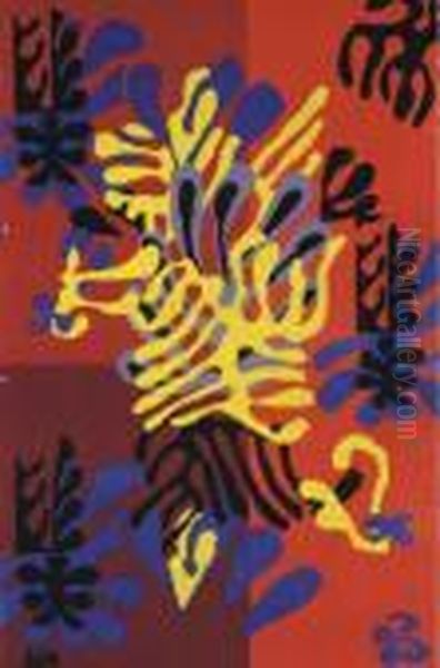 Mimosa Oil Painting by Henri Matisse