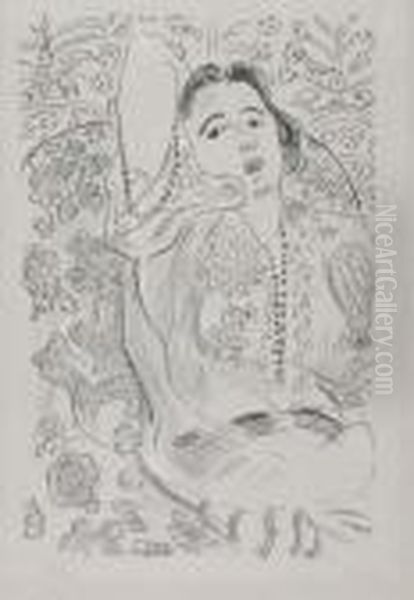 Arabesque Oil Painting by Henri Matisse