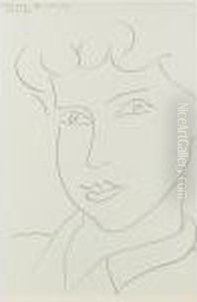 Tete De Femme Oil Painting by Henri Matisse