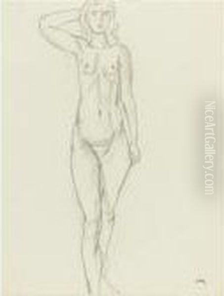 Nu Debout Oil Painting by Henri Matisse