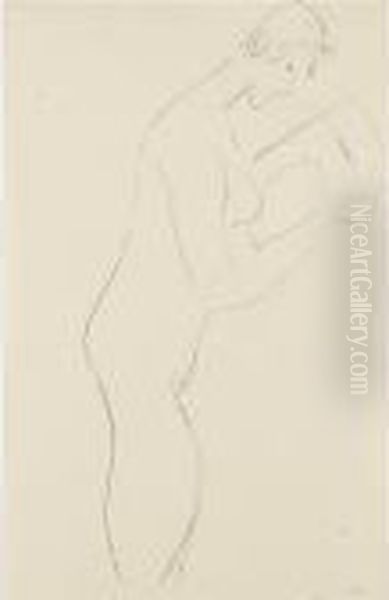 Nu Lisant Oil Painting by Henri Matisse