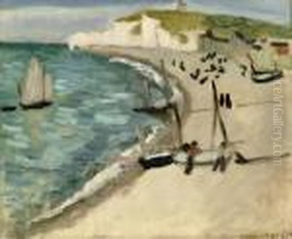 Falaises D'amont A Etretat Oil Painting by Henri Matisse