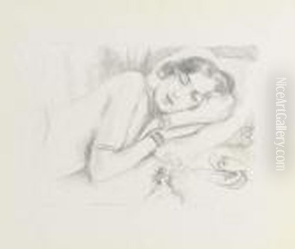 Figure Endormie Aux Babouches (d. 512) Oil Painting by Henri Matisse