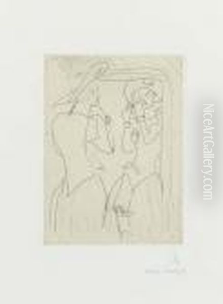 Jeune Fille Au Chapeau Devant La Glace Oil Painting by Henri Matisse