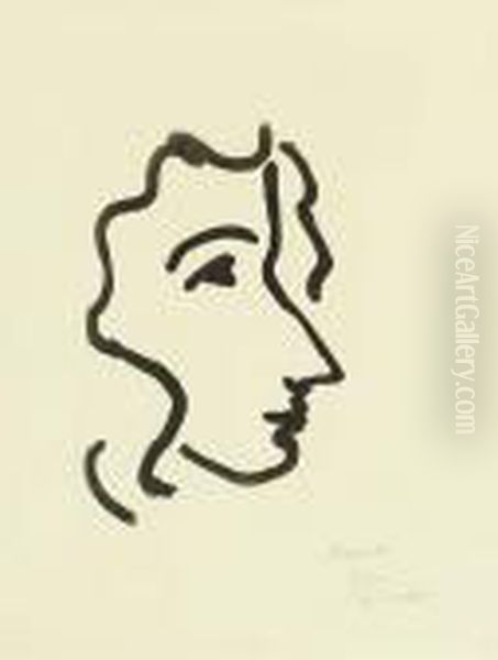 Nadia Au Profil Aigu Oil Painting by Henri Matisse