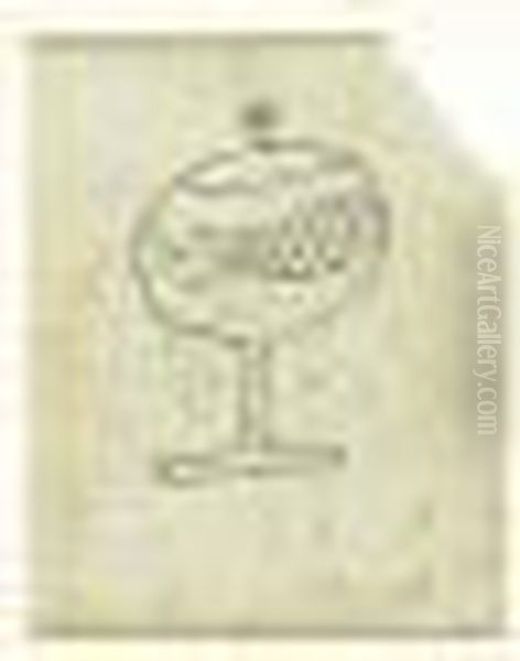 Etude De Calice Pour La Chapelle De Vence Oil Painting by Henri Matisse