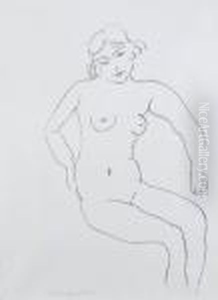 Seated Nude Oil Painting by Henri Matisse