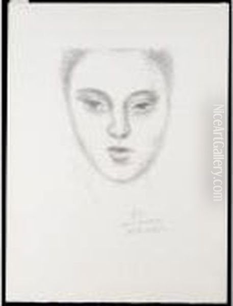 Claude, Masque (d. 578) Oil Painting by Henri Matisse