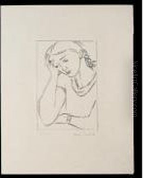 Lassitude (d. 451) Oil Painting by Henri Matisse