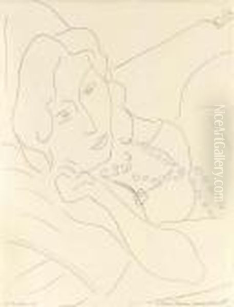 Femme Allongee Oil Painting by Henri Matisse