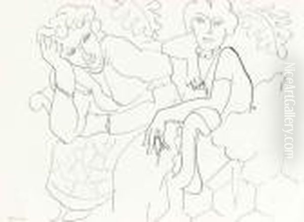 Femmes Assises Oil Painting by Henri Matisse