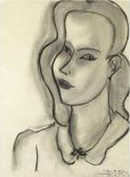 Portrait De Femme Oil Painting by Henri Matisse