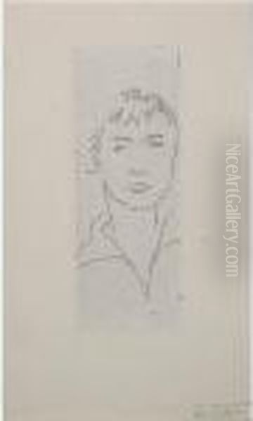 Josette Gris (d. 60) Oil Painting by Henri Matisse