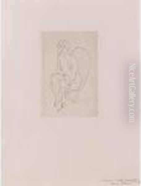 Nu Au Bracelet (duthuit 11) Oil Painting by Henri Matisse