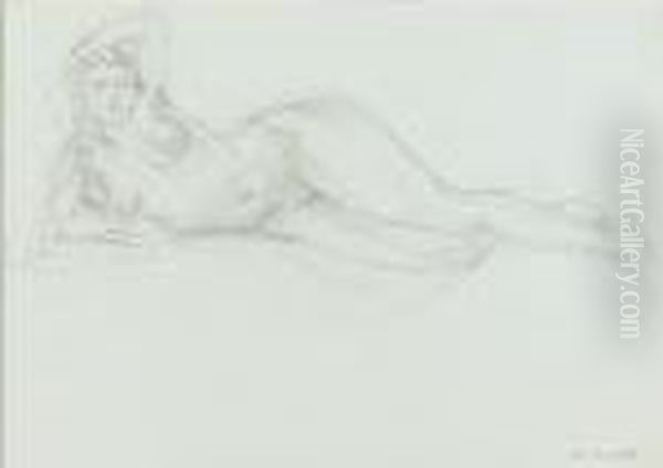 Odalisque Nue Allongee Oil Painting by Henri Matisse