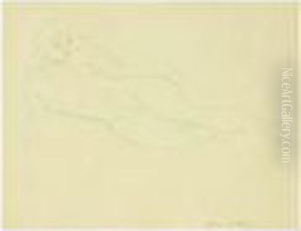 Henri Matisse (1869 - 1954) - Nu Allonge 1928 Oil Painting by Henri Matisse