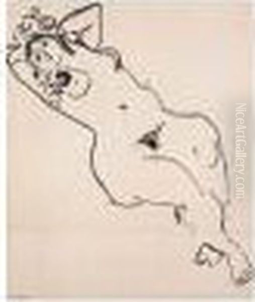 Jeune Femme Nue Allongee Oil Painting by Henri Matisse