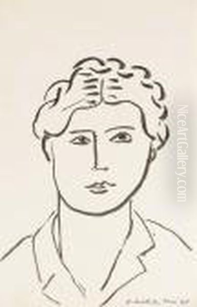 Femme De Face Oil Painting by Henri Matisse