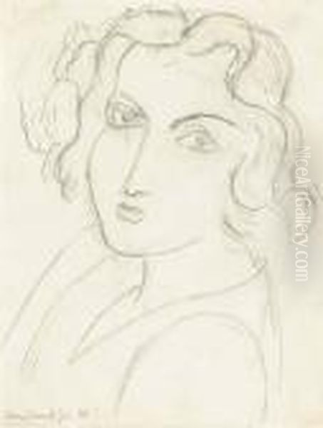 Une Femme Oil Painting by Henri Matisse