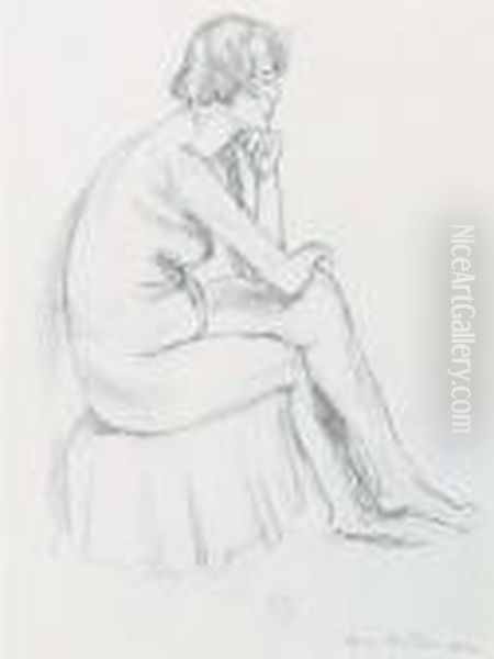 Nu Assis Oil Painting by Henri Matisse