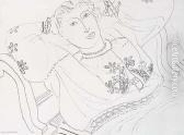 Lydia En Blouse Roumaine Oil Painting by Henri Matisse