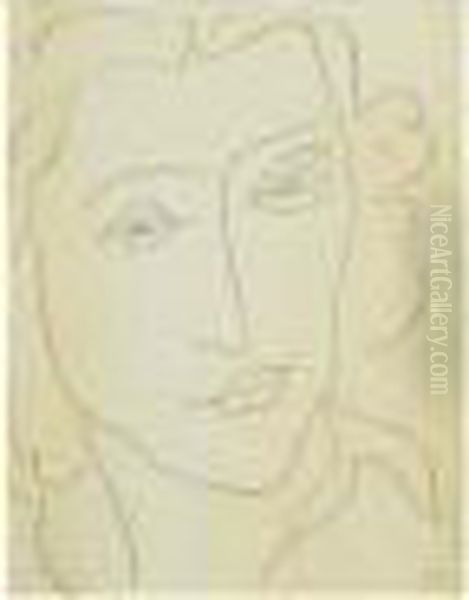 Visage Oil Painting by Henri Matisse