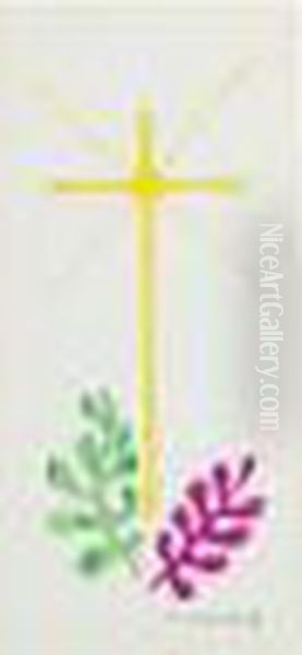 Modele De Chasuble (etude) Oil Painting by Henri Matisse