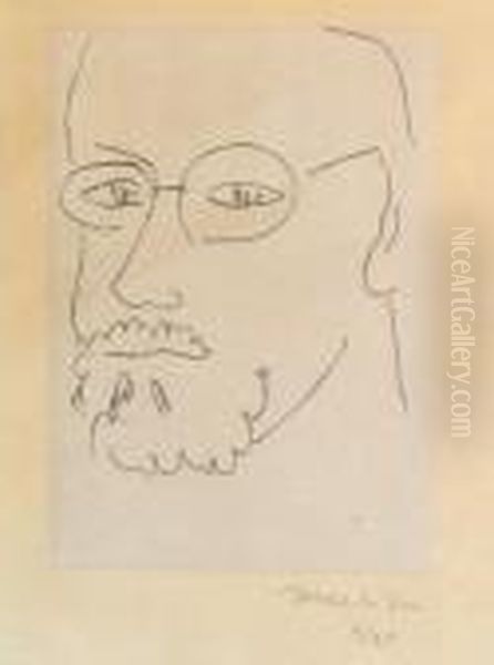 Autoportrait De Trois-quarts Oil Painting by Henri Matisse