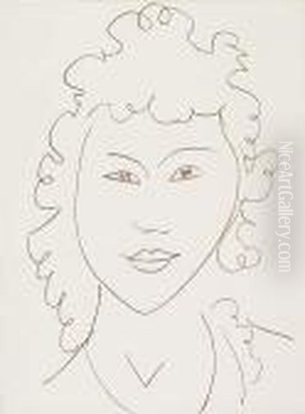 Tete De Femme Oil Painting by Henri Matisse