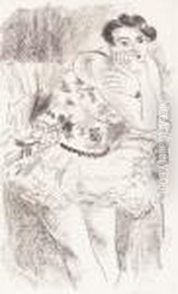 Danseuse Debout, Accoudee, From Dix Danseuses Oil Painting by Henri Matisse