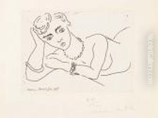 Frontispice Pour Dessins, (cf Duthuit Livre 3) Oil Painting by Henri Matisse