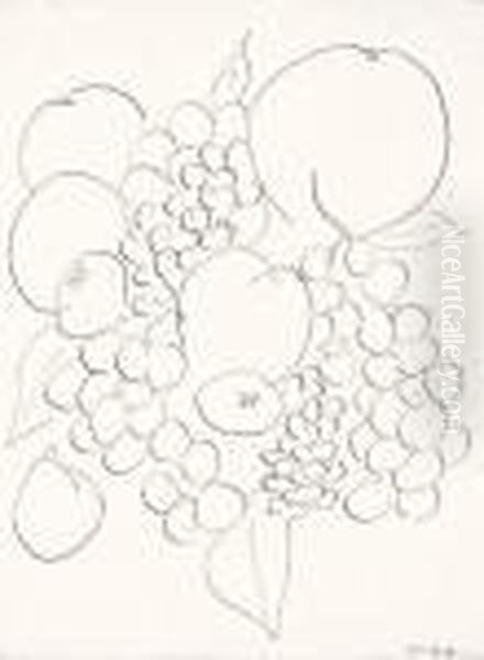 Fruits Oil Painting by Henri Matisse