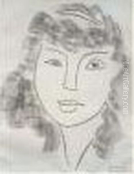 Portrait De Femme Oil Painting by Henri Matisse