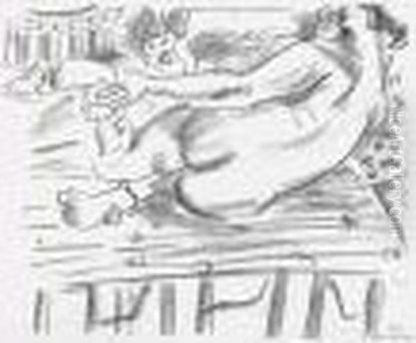 Nu Couche De Dos. 1929. Oil Painting by Henri Matisse