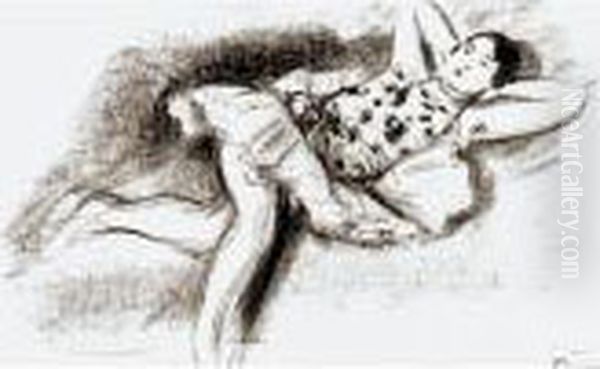 Danseuse Etendue Au Divan (d. 484) Oil Painting by Henri Matisse