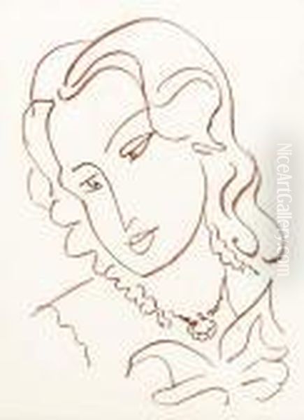 Florilege Des Amours De Ronsard, Paris, Albert Skira Oil Painting by Henri Matisse