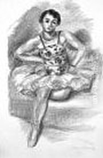 Danseuse Assise (en Hauteur) (d. 480) Oil Painting by Henri Matisse