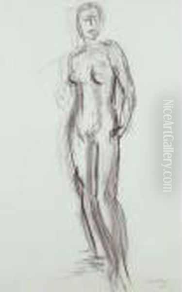 Nu Debout Oil Painting by Henri Matisse