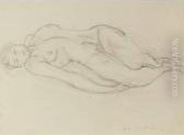 Nu Allonge Oil Painting by Henri Matisse