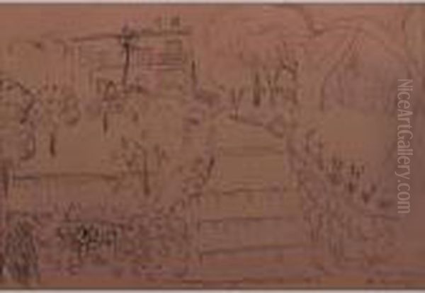 La Maison De Renoir A Cagnes Oil Painting by Henri Matisse